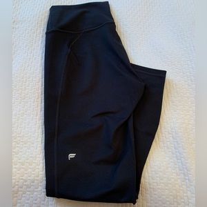 Fabletics Powerhold High-Waisted Leggings, Size: Large, Color: Black